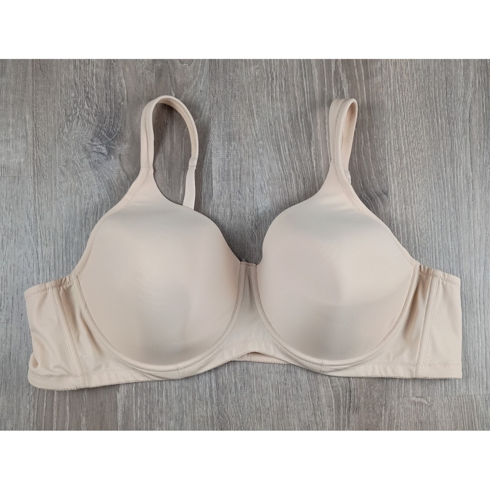 Leading Lady 52B Style 5028 Nude Lined Underwire T Shirt Bra Side Support